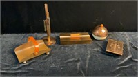5 pc. Chase Art Deco Copper Desk Set