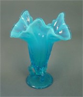 N’wood Twigs Lg. Tri-Cornered Vase – Blue Opal.