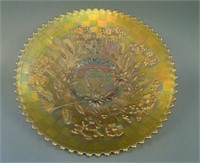 9” N Good Luck Flared Plate w/ Basketweave Ext. –