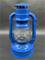 Vintage Dietz No 2 D Lite Blue Railroad Lantern