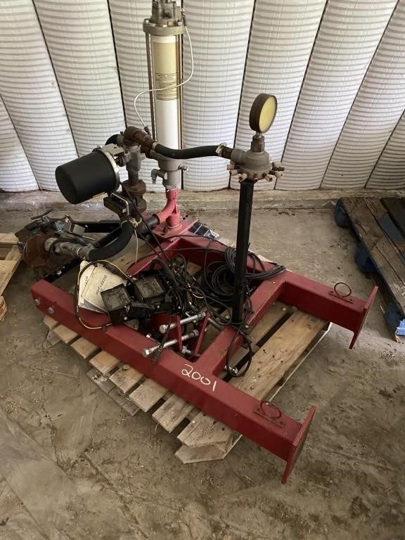 Raven NH3 with controls mounted on hitch frame