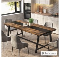 Dining Table for 8 People, 70.87" Rectangular