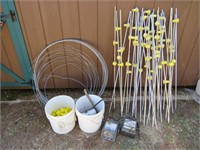Electric Fencing supplies, Fiberglass poles, Clamp