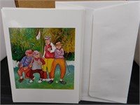 "Pressure Putt" Greeting Cards