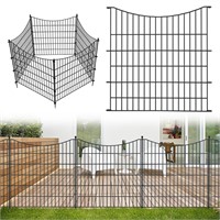 6 Panels No Dig Decorative Outdoor Garden Fence f