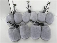 5 pairs of sz 7 wool blend slippers