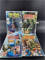 4 DC comics from the Unknown Soldier: #205, 230, 2
