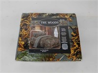The Woods Camouflage Twin Sheet Set