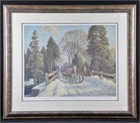 1971 Frank Panabaker Lithograph Signed