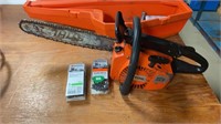 Stihl D15 Chainsaw w/Extra Chains