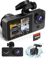 Dash Camera for Cars,4K Full UHD Car Camera Front