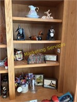 4 Shelf's of Decorative Items