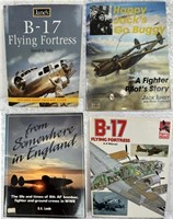 4 x Hardcover Plane Military Plane Books