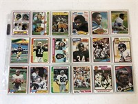 Vintage Football Stars Lot of 18 Cards