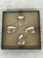 Gorham Sterling silver decorative hearts