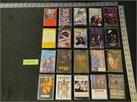 Lot of 20 Classic Rock Cassette Tapes, Rush,Styx,