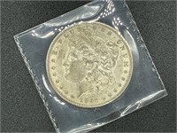 1897-S Morgan silver dollar