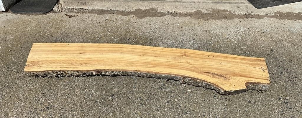 slab of wood - good for bench seat