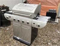 STAINLESS STEEL BBQ, SIDE BURNER