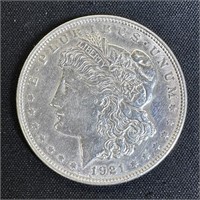 1921 Morgan Silver Dollar