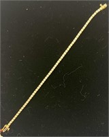 14KT Gold and Diamond Tennis Bracelet