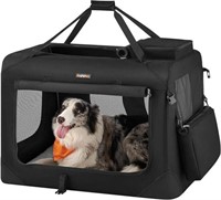 32" x 23" x 23" Feandrea Dog Crate, Collapsible