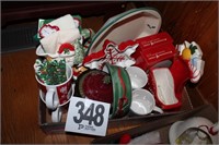Christmas Cups, Saucers, and Bowls