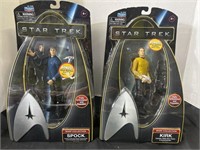 Star Trek Collector figures- Spock & Kirk