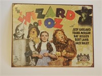 17X12" METAL WIZARD OF OZ 70TH ANNIVERSARY SIGN