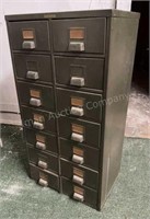 4ft OD Green Multi Drawer Cabinet