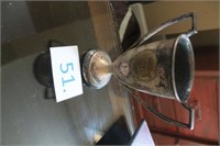 vintage silver plated winning cup
