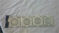 Canada Silver Proof 50 Cent Coins 2009, 2010,