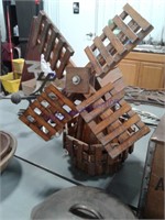 Decorative wooden windmill