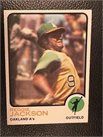 1973 Topps Reggie Jackson Card #255