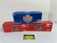 Pair Of 1/24th Scale NASCAR Coin Bank Cars With
