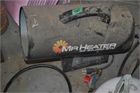 MR heater with propane tank