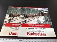(2) 1989 Rapid City South Dakota Budweiser