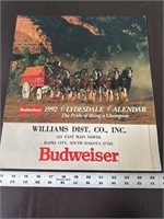 1992 Rapid City South Dakota Budweiser calendar