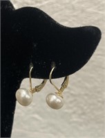 14k Gold Honora Pearl Earrings
