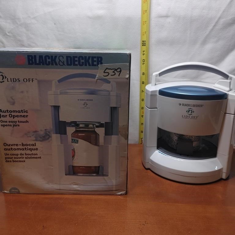BLACK AND DECKER AUTOMATIC JAR OPENER NEW