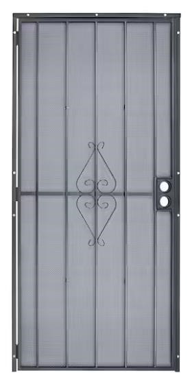 32 in. x 80 in. Surface Mount Steel Security Door