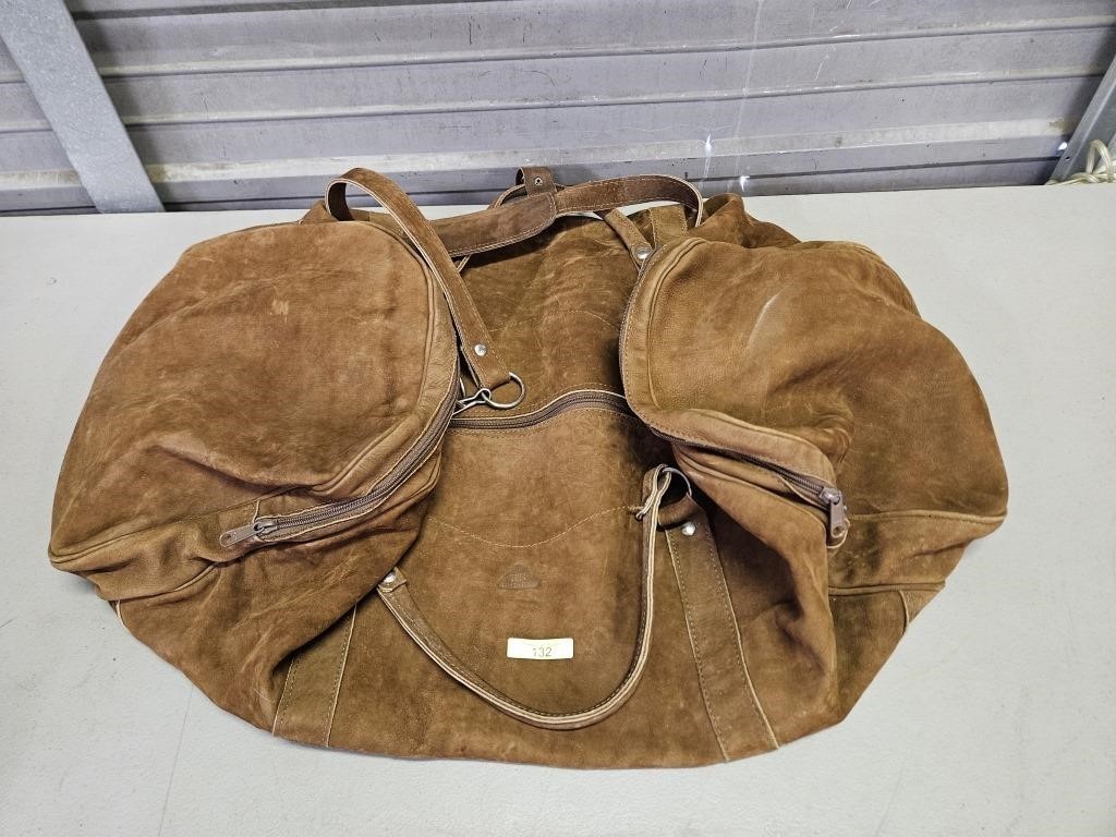 RB COSTA RICA "BROWN SUEDE" DUFFLE