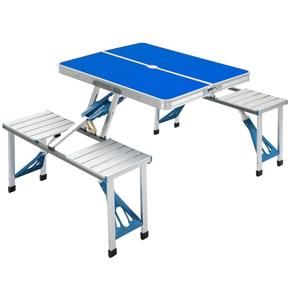 $100  Folding Aluminum Outdoor Picnic Table Chair