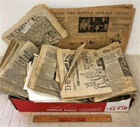 MIXED NEWSPAPERS- INCLUDING 1940S