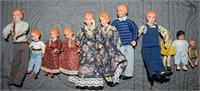 Vtg Lundby & Shackman Dollhouse Family Figures
