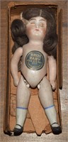 Antique German Bisque Prize Baby Doll 4.25"