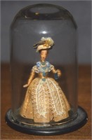 Elaine Cannon Miniature Seed Head Doll in Dome