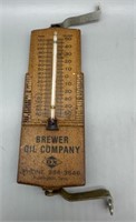 Brewer Oil Company Huntington, Tenn Thermometer