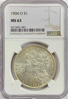 1904-O Morgan Silver Dollar MS-63