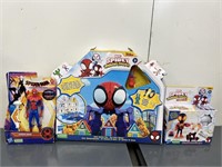 New Set of 3 Spiderman Toys